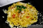 Recept Špagety carbonara - špagety - návrh na servírování