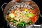 Recept Polévka s hovězími knedlíčky a rýžovou zavářkou - polévka s hovězími knedlíčky - příprava