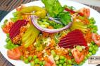 Recept Pečená masová rýže se zeleninou - Pečená masová rýže se zeleninou