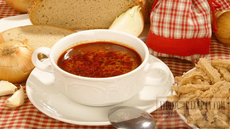 Dršťková polévka na slovácký způsob