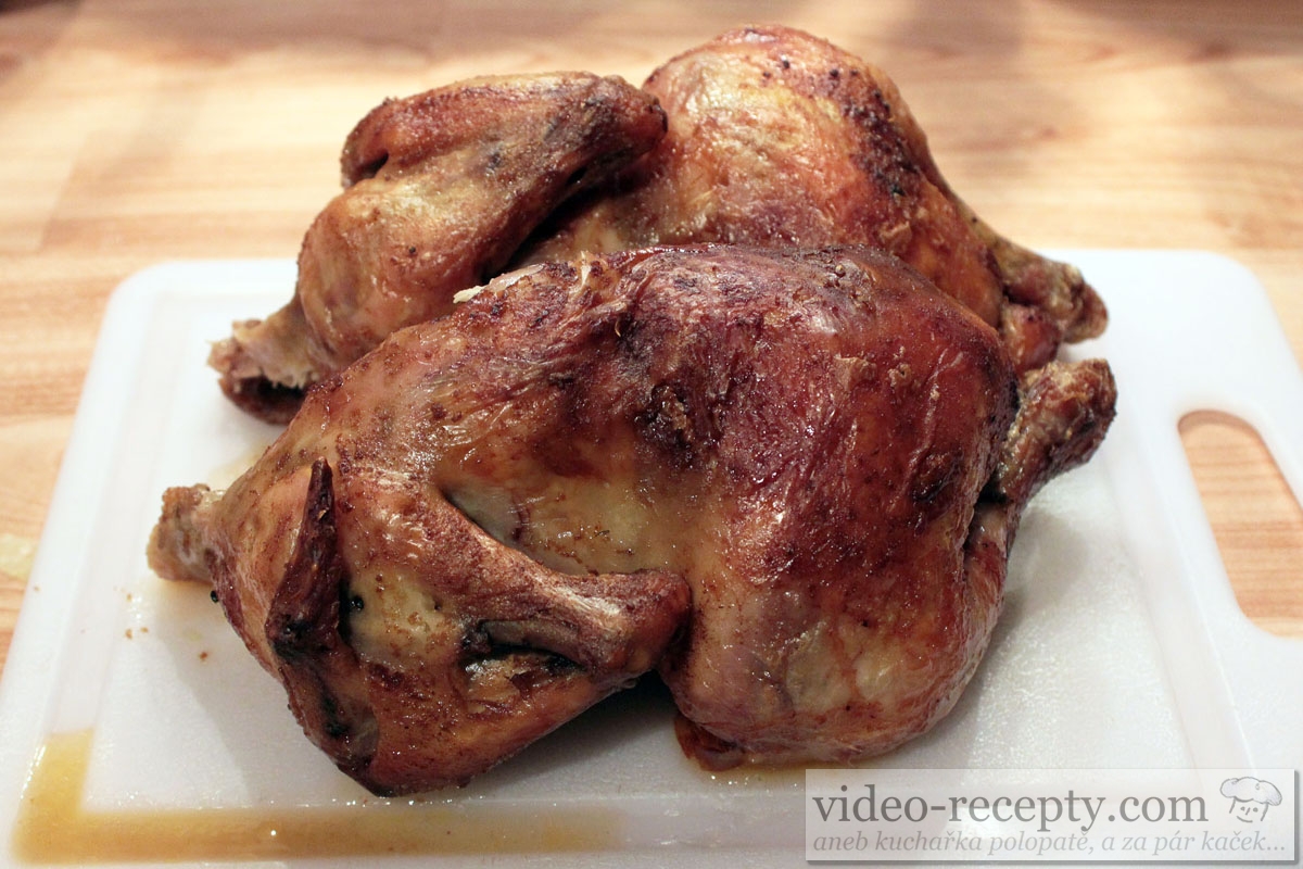 Jak udělat grilované kuře v troubě?