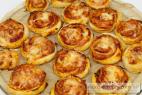 Recept Sýroví pizza šneci se šunkou - pizza šneci - postup