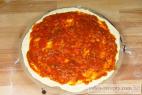 Recept Salámová pikantní pizza - pizza - příprava
