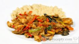 Asijská kuřecí čína s luxusní rýží