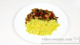 Kari rýže z rýžovaru